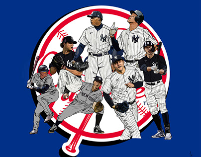 Yankees MLB Poster
