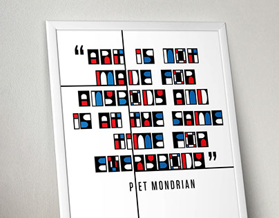 Piet Mondrian Poster