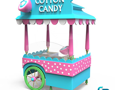 Cotton Candy Cart- 3D Product/Vehicle Design