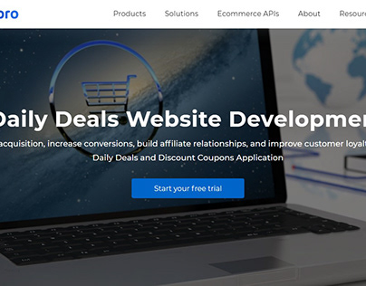 Daily Deals Website Development