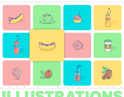 Food illustrations *Coffee Shop