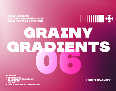 Grainy gradient textures