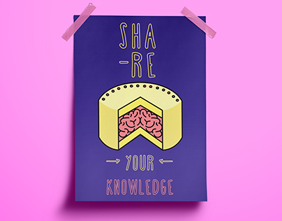 Share your knowledge | poster design