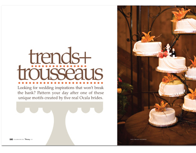 Trends + Trousseaus  ||  Editorial Design