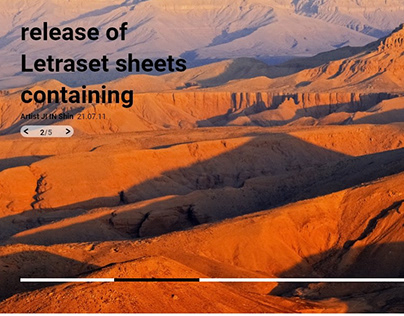 release of Letraset sheets containing