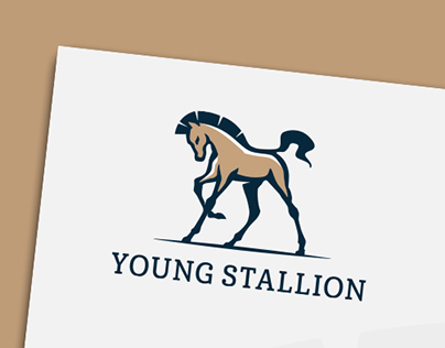 Stallion logo & identity - for sale