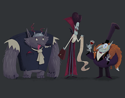 vampires and wolf