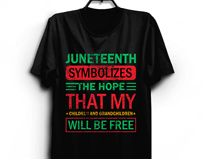 Juneteenth Symbolizes T Shirt Design