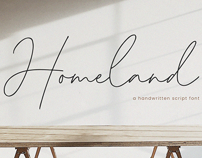 Homeland - Handwritten script
