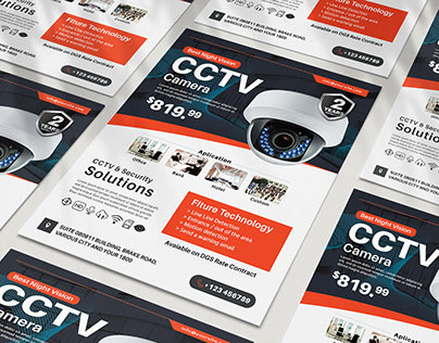 CCTV Package Flyer Template