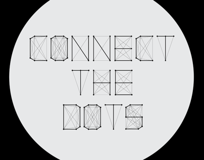 Connect The Dots - Typeface