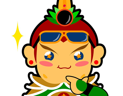 Taiwanese Child God 三太子 Character Design
