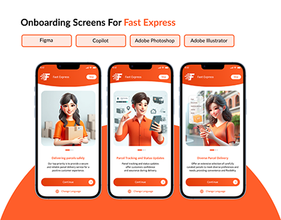 Onboarding Screens (UI UX Design)