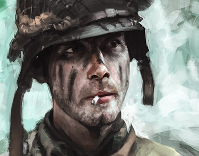 Lieutenant Spiers From Band Of Brothers Series