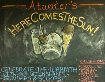 Chalkboard Art for Atwater's
