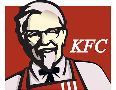 Replica de logo KFC.