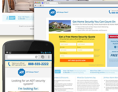 ADT - Landing Page