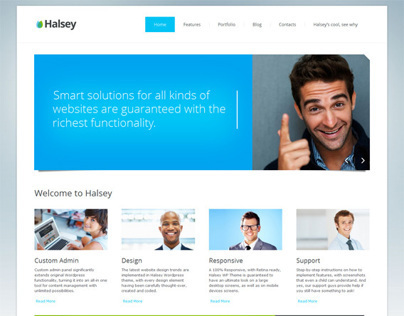 Halsey, WordPress Premium Ultimate Business Theme