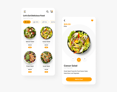 Food Ordering App - UI Design