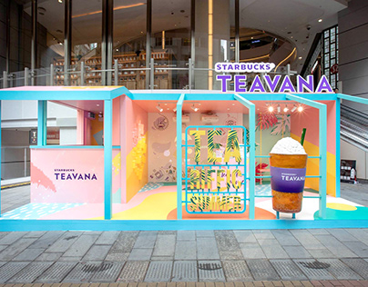 Starbucks Teavana Pop up Store Design