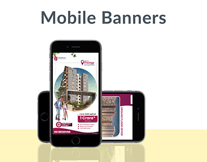 Banners Designed for Mobile Websites.