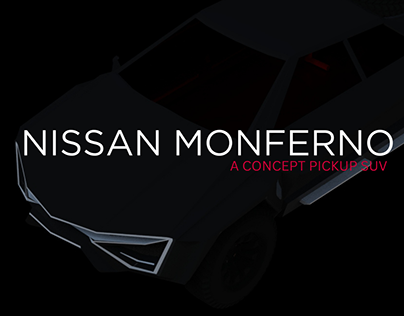 Nissan Monferno (a concept pick up suv) for nissan