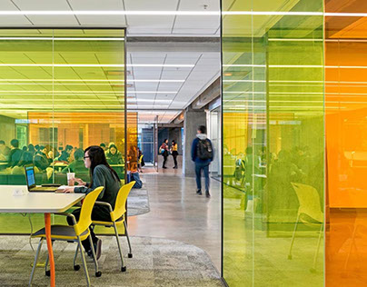 Interior Design - UC Berkeley Moffitt Library - Gensler