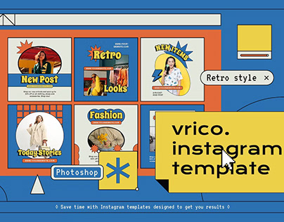 Vrico Instagram Post & Stories Template