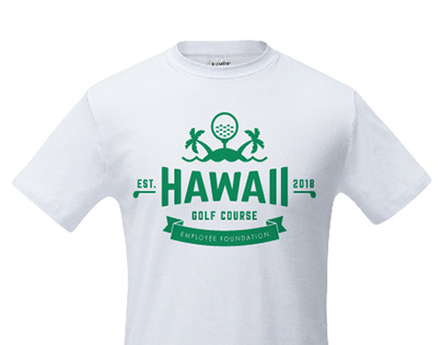 Hawaii Golf Course Employee Foundation logo design