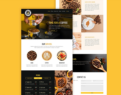 Restaurants Website Design