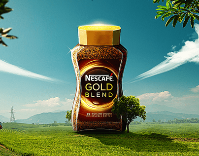 Advertising for Nescafé gold | social media design