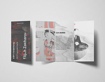 booklet for the artist's exhibition