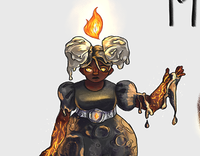 Candle inspired character concept