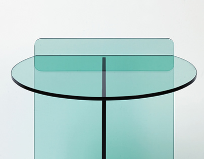 Glass coffee table KUMA