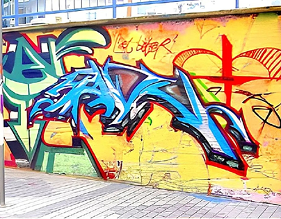 My style when I was a 15 year old graffiti artist.