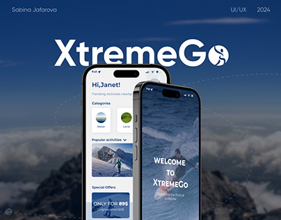 Extreme activities booking app