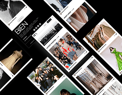 BIEN Fashion website / CaseStudy / UX/UI Design