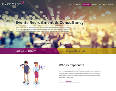 Recruitment website redesign