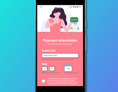 Card Payment UI [Daily UI 002]