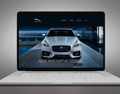 Landing Page "Test drive new Jaguar XF"