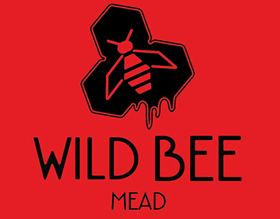 Wild Bee Mead Logo and Label Design