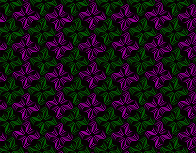 neon seamless pattern on black background Vector