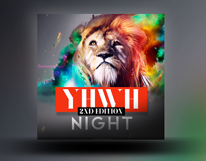 YHWH Night - Worship Night Flyer