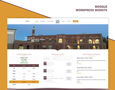 Mosque Website Design