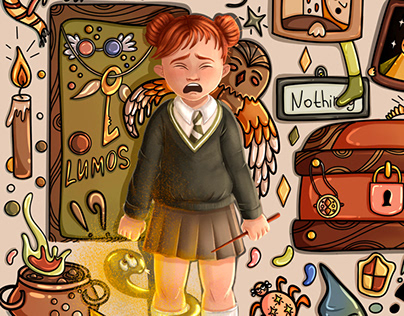 Harry Potter art. Which Puffy