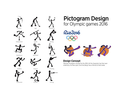 Pictogram Design for Olympic Games