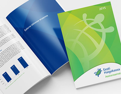 Estonian Health Insurance Fund yearbook layout