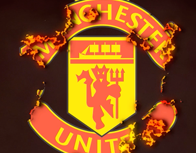 Manchester United Fire Logo Reveal Animation