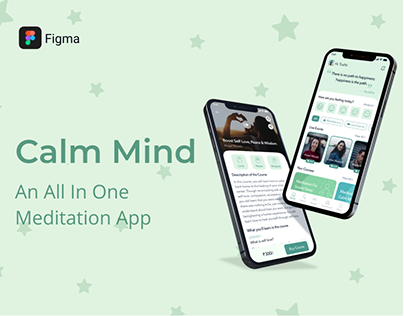 Calm Mind - Meditation App UI Design