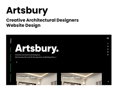 Artsbury - Web Design